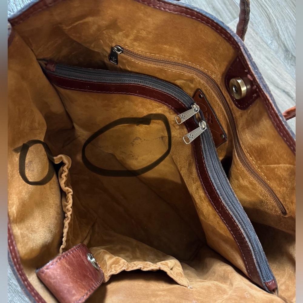 Patricia Nash Brown Leather Tote Bag - Picture 11 of 11